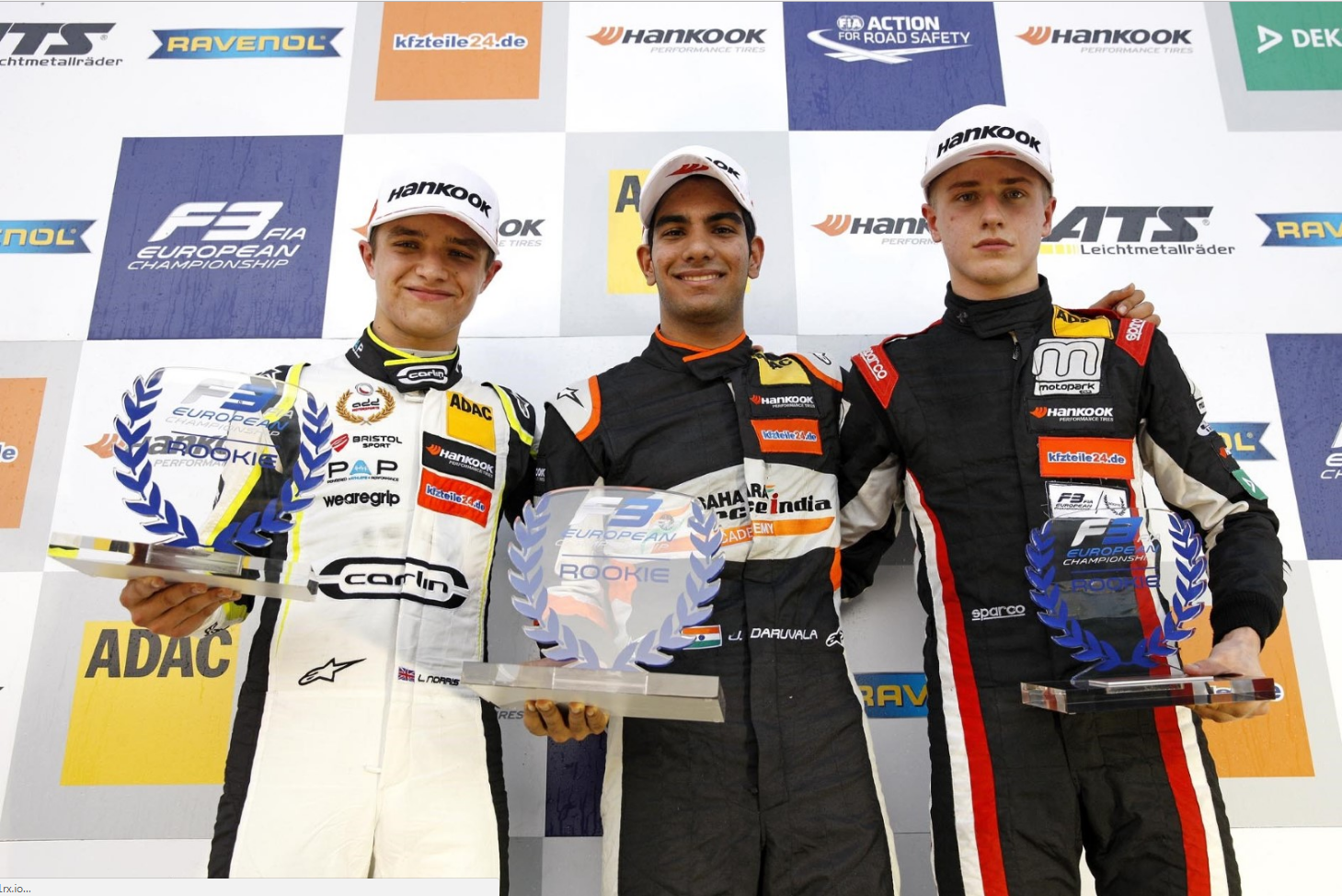 During his F3 debut Jüri Vips got on the podium in the newcomers ranking